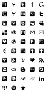 Black and white social media icons. Black Social Media Icons Free Icon Packs Ui Download