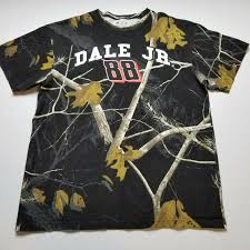 Looks like he was most popular driver all those times for a reason. Nascar Dale Earnhardt Jr Real Tree T Shirt Mens L Ca Gem