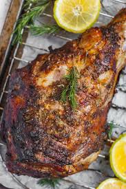 Greek Style Roasted Lamb Olive Mango Recipe Lamb Roast Recipe Greek Lamb Recipes Lamb Recipes