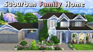 Your family home suburban stock images are ready. The Sims 4 Speed Build Suburban Family Home Youtube