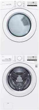 Before you decide to buy a wash machine with a unbalance sensor, watch this video! Lg Lgwadrgw04 Stacked Washer Dryer Set With Front Load Washer And Gas Dryer In White