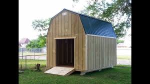 Cover the roof of the shed with roofing felt, making sure the strips overlap at least 2″. 12x16 Barn Gambrel Shed 2 Shed Plans Stout Sheds Llc Youtube