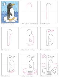 Not much detailing is involved. Drawing Skill Kids Drawing Penguin