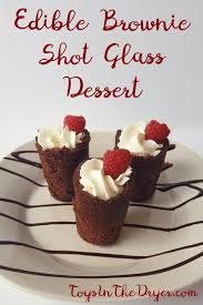 The 11 best edible shot glass recipes. Edible Brownie Shot Glass Dessert Toysinthedryer Com