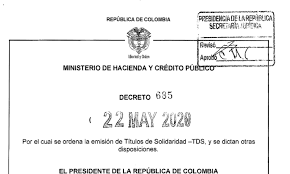 Colombia hacienda publica 2021 luto en casanare tras la muerte por covid de su secretaria de hacienda el tiempo reforma tributaria, la discusión con la que inicia este año negocios / 12:00 am el colombiano colombia cerró 2020 con una deuda pública superior a 61% del total de la economía. Gobierno Ordena Emision De Titulos De Solidaridad Por Mas De 9 8 Billones Lasnoticiasenred