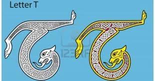 Printable celtic gaelic alphabet letter stencils. Ancient Celtic Alphabet 26 Letters Celtic Alphabet Letters Alphabet