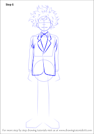 Izuku midoriya anime character drawing anime drawings sketches anime sketch. Learn How To Draw Izuku Midoriya From Boku No Hero Academia Boku No Hero Academia Step By Step Drawing Tutorials