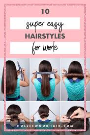 This long professional hairstyle is suitable for winter hairstyle. 10 Easy Hairstyles For Work That Make You Look Ultra Professional
