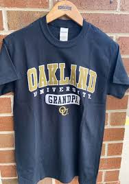 Oakland University Golden Grizzlies Black Grandpa Graphic Short Sleeve T Shirt 22784543 In 2020 Cool Shirts Shirts Short Sleeve