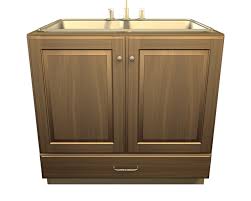 2 Door And 1 Bottom Drawer Sink