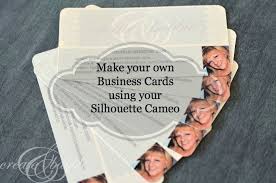 After you place your order, we'll print, pack and deliver your new custom. Diy Business Cards Sihouette Tutorial Create And Babble Diy Business Cards Silhouette Diy Silhouette Cameo Crafts