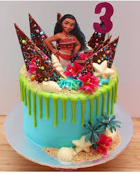 Pin By Frostedcakes On Moana Cake Moana Birthday Cake Moana Birthday Party Cake Birthday Cake Girls