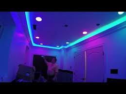 How To Install Crown Molding With Indirect Lighting From Start To Finish In 4 Hours Diy Youtube