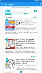 How to check car insurance status online: Car Insurance Information For Android Apk Download