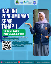 INFORMASI DAFTAR ULANG SPMB 2025 – SMAN 1 JALANCAGAK