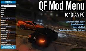 But has functions like freedmode (changing your default skin to a online player skin)]: Qf Mod Menu Gta5 Mods Com