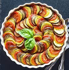 Ratatouille By Theveglife Eggplant Squash Zucchini Tomato Add Potato Slices Baked Ratatouille Recipe Recipes Ratatouille Recipe