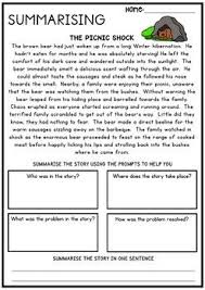 Includes One Worksheets To Help Reinforce Summarizing Summarising The Text As A Reading Strategy Reading Worksheets Summarizing Reading Summarizing Worksheet