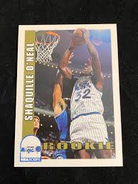 Jun 23, 2021 · los angeles lakers superstar lebron james has waged countless battles against kobe bryant, kevin durant, and stephen curry, giving fans treats straight from the basketball gods. Sold Price Mint 1992 93 Nba Hoops Rookie Shaquille O Neal Rc 442 Basketball Card Hof Orlando Magic Invalid Date Edt