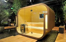 Swing Steam Sauna To Enjoy Benefits Of Sweating At Home Outdoor Sauna Sauna Design Sauna Kits