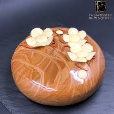 Entremet Poire Chocolat Tonka Marron Entremet Poire Chocolat Poire Au Chocolat Recette Entremet