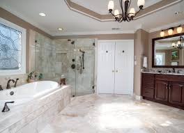 Here, dark slate flooring makes the crisp white tub and sink (not shown) pop. Bathroom Flooring Ideas Which Option Is Right For You