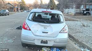 This a big clock, check the wrist watch (check it). Armored Cop Car Is Smashed After University Of Colorado Party Daily Mail Online