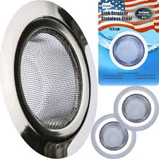 I put it into use as soon as it arrived (about 20 minutes ago). Sink Strainer Stainless Steel Kitchen Sink Strainers Suitable For 3 Inch 3 1 2 Inch Stainless Steel Sink Strainer Home Kitchen Bathroom Amazon De Home Kitchen