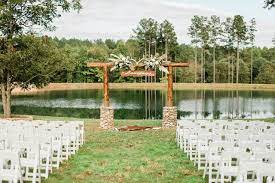 Anna Bobby Pond Wedding Outdoor Wedding Private Property Wedding