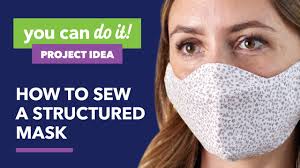 Diy face mask with filter pocket and adjustable ties. How To Make Structured Cotton Face Mask Online Joann