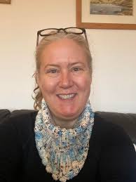 Crocodile Run Cowl by Jenna Osborn in Arcane Fibre Works Queen of the Night 