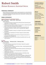 You need to have a human resources assistant resume formatted to perfection. Human Resources Assistant Resume Samples Qwikresume