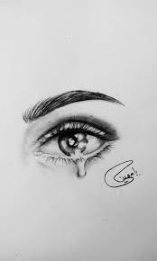 Anime drawings often focus on the eyes, so the rest of the face doesn't need to be as complex. 33 New Ideas For Eye Crying Drawing Sadness Beautiful Crying Eye Drawing Cry Drawing Crying Eyes