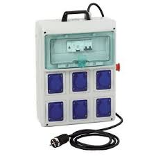 Pour assurer le branchement edf. Coffret De Chantier 6 Prises 16a Nf Avec Cordon Pour Alim Provisoire Schneider Ebay