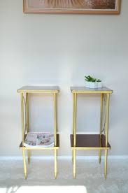 La table de chevet ad 259/p est une pièce de mobilier médical fait en aggloméré. Tables De Chevet En Formica Et Laiton Dore Style Maison Bagues Art Deco Sellettes De La Boutique Atelierdelachoisille Sur Ets Decor Home Decor Furniture