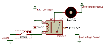 1, appears across the coil interrupting switch in a simple series switching circuit. 12 Relay Switch Pinout Equivalent Driver Circuit Datasheet