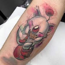 So, if you want a golden tattoo, you can get it done with actual tattoo ink, but the tattoo will be mattified and probably. My New Moogle Tattoo By Neil Clarke Gold Ink Tattoo Liverpool Uk 9gag