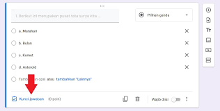 Cara Membuat Kuesioner Skor Penilaian Di Google Forms Klik Refresh
