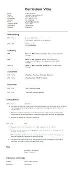 Verschillende Soorten Cv Solliciteer Net