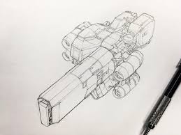 Spaceship Sketch In Pencil Draw Spaceship Sketch Pencil Sketchbook Scifi Instadesign Instagram Conceptart Space Coloring Pages Ship Sketch Space Art