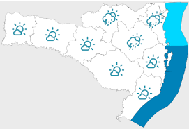 Previsão para os próximos 5 dias (10/08)