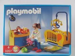 Playmobil Dollshouse Figure Amp Furniture Set 3207 Baby Nursery Bedroom New Baby Furniture Sets Baby Nursery Baby Room