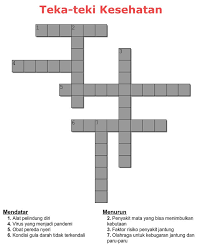 We did not find results for: Teka Teki Silang Seputar Kesehatan Seberapa Luas Pengetahuan Kamu