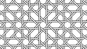 B Non Periodic Islamic Pattern Interlace Detail 04 Png 1409 798 Ornamen Dekorasi