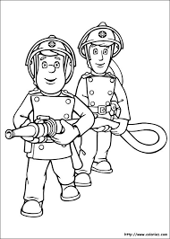coloriage de sam le pompier et la lance a incendie fireman coloring books crafts coloriages gratuits lamborghini