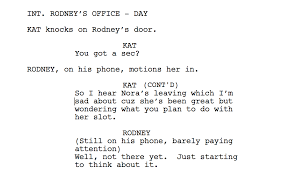 This is the industry default and it expects it. How To Format Your Screenplay Like A Pro Vimeo Blog