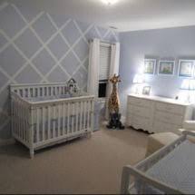 A light shade of blue can either: Navy Blue Baby Boy Room Ideas Blue And Grey