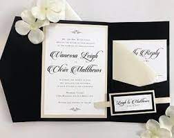 Beautiful Romantic Navy Blue And Mauve Pink Pocket Wedding Etsy Cream Wedding Invitations Black Wedding Invitations Wedding Invitations