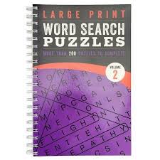 If you can't find a puzzle for a specific topic you. Large Print Word Search Puzzles Volume 2 Large Print Puzzle Books Spiral Bound Target