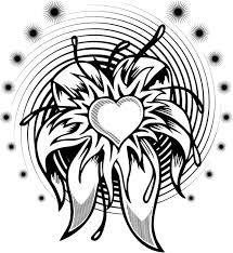 Plus, it's an easy way to celebrate each season or special holidays. Coloring Page Of A Flower Heart Tattoo With A Spiral Heart Coloring Pages Flower Coloring Pages Pattern Coloring Pages